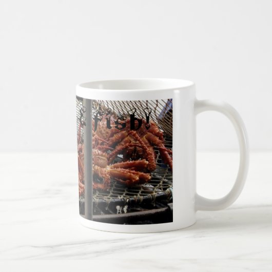 Halt die Schnauze u. fischen Sie! Kaffeetasse (Rechts)