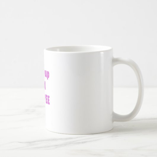 Halt die Schnauze und Burpee Kaffeetasse (Rechts)