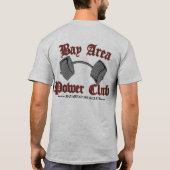 HALT DIE SCHNAUZE UND HOCKEN SIE! T-Shirt (Rückseite)