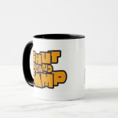 Halt die Schnauze und kampieren Sie Tasse (Vorderseite Links)