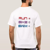 Halt die Schnauze und TRI! T-Shirt (Rückseite)