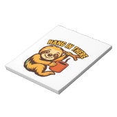 Halt durch Babyfaultier Classic T-Shirt Notizblock (Rotiert)
