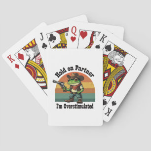 Halt Durch Partner Ich Bin Überstimuliert Cowboy F Spielkarten