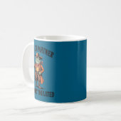 Halt Durch Partner Ich Bin Überstimuliert Frosch C Kaffeetasse (Vorderseite Links)