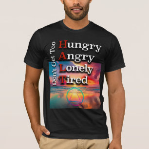 HALT-Erholungsspruch Sonnenaufgang T-Shirt