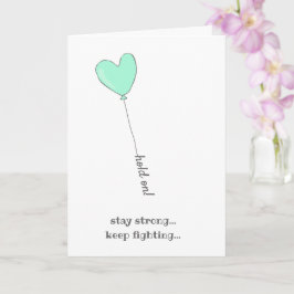 Halt! Gemeinsam werden wir das besiegen - Krebs be Karte