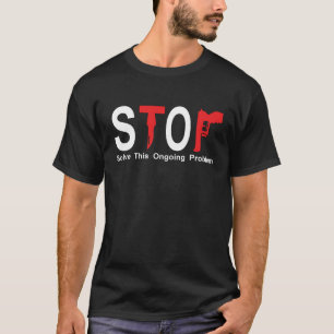 HALT: Gewehr-und Messer-Verbrechen T-Shirt
