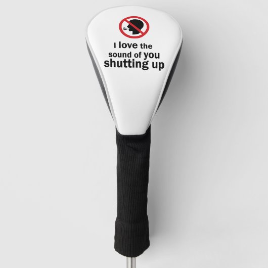 Halt! Golf Headcover (Vorderseite)