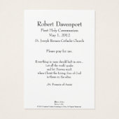 Halt in Awe-Gebet-Karten (Rückseite)