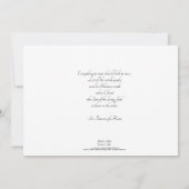 Halt in der Ehrfurchts-ersten Kommunion Einladung (Rückseite)