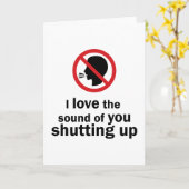 Halt! Karte (Gelbe Blume)