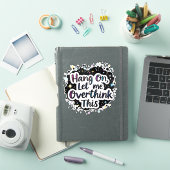 Halt, lass mich das nochmal überdenken – Lustiger  Aufkleber (iPad Hülle)