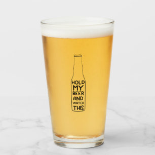 Halt Mein Bier Und Seht Euch Dieses Lustige Trinkg Glas