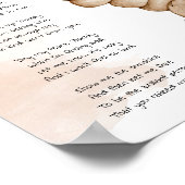 Halt meine Hand Daddy Keepake Gedicht Vater Gesche Poster (Ecke)