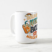 Halt meinen Saftkarton und schau dir das an Kaffeetasse (Vorderseite Links)