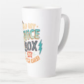 Halt meinen Saftkarton und schau dir das an Milchtasse (Rechte Ecke)