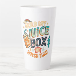 Halt meinen Saftkarton und schau dir das an  Milchtasse