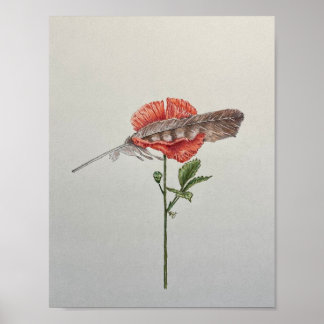 Halt mich sanft, Mohn Poster