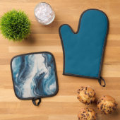 Halt Ofenhandschuh & Topflappen-Set (Oben Unten)