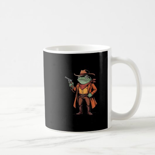 Halt Partner Ich Bin Überstimuliert Frosch Cowboy Kaffeetasse (Rechts)