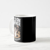 Halt Partner, ich bin überstimuliert Lustiger Spru Kaffeetasse (Vorderseite Links)