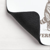 Halt Partner, ich bin überstimuliert Lustiger Spru Mousepad (Ecke)