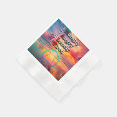 HALT Recovery Slogan Sunrise Serviette (Ecke)
