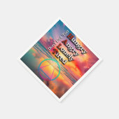 HALT Recovery Slogan Sunrise Serviette (Ecke)