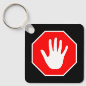 Halt Schild Schlüsselanhänger (Vorderseite)