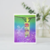 Halt! Sehen Sie nach. Jazz * Postkarte (Stehend Vorderseite)