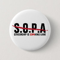 Halt SOPA - Zensur ist SOPAKING Lamé