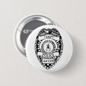 Halt! Tempo-Polizei! Button (Vorne & Hinten)