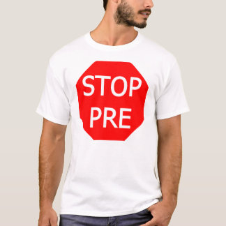 Halt vor T-Shirt