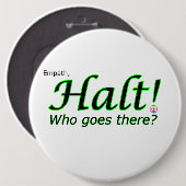 Halt! Wer geht dorthin? Empath Button (Vorne & Hinten)