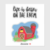 Haltbarkeit von Vinyl-Aufklebern nach Maß Aufkleber (Blatt)