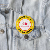 Halte Abstand Button (Beispiel)