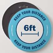 Halte Abstand Button (Vorne & Hinten)