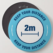 Halte Abstand Button (Vorne & Hinten)