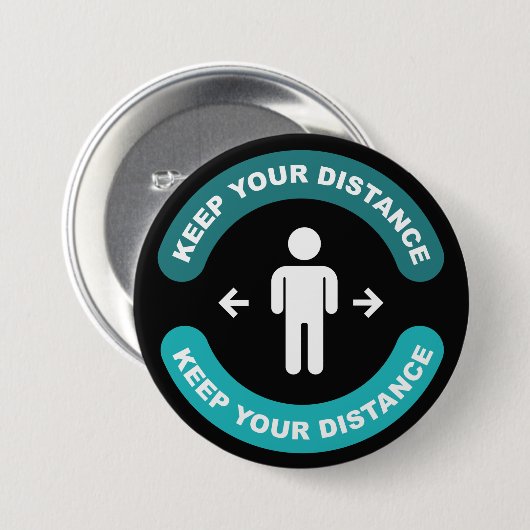 Halte Abstand Button (Vorne & Hinten)