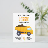 Halte alles! Baugewerbe Einladung Postkarte (Stehend Vorderseite)