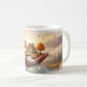 🏡 Halte an der Hoffnung fest - Gemütlicher Cottag Kaffeetasse (VorderseiteRechts)