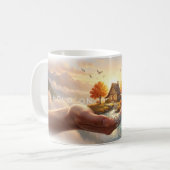 🏡 Halte an der Hoffnung fest - Gemütlicher Cottag Kaffeetasse (Vorderseite Links)
