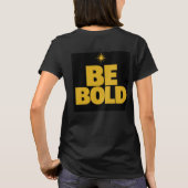 "Halte das Gold | Sei Mutig Tri-Blend Tshirt (Rückseite)