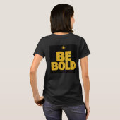 "Halte das Gold | Sei Mutig Tri-Blend Tshirt (Schwarz voll)