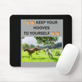 🐴🐴 HALTE DEINE HUFE BEI DIR 🐴🐴 MOUSEPAD (Mit Mouse)
