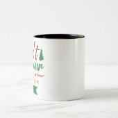 Halte deine Tinsel nicht in einem Winkel Zweifarbige Tasse (Mittel)