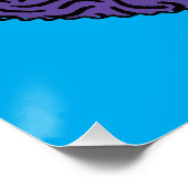 Halte deinen Kopf in den Wolken Poster (Ecke)