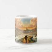 Halte dich an den Wonder River Path Becher Kaffeetasse (Mittel)