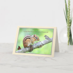 Halte die Kleinigkeiten fest: Chipmunk Karte