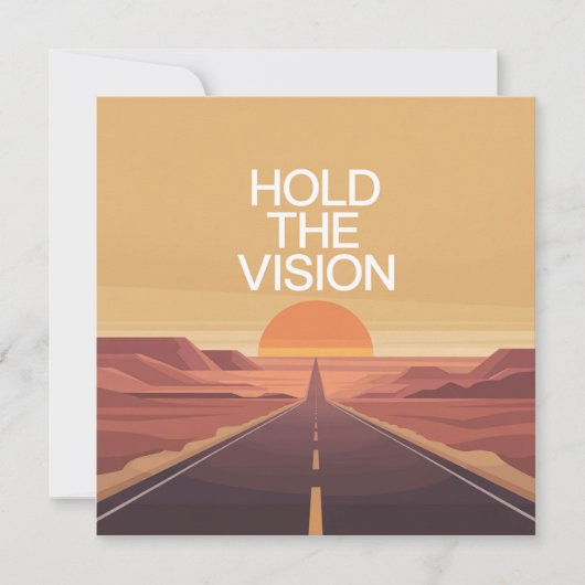 Halte die Vision Einladung (Vorderseite)